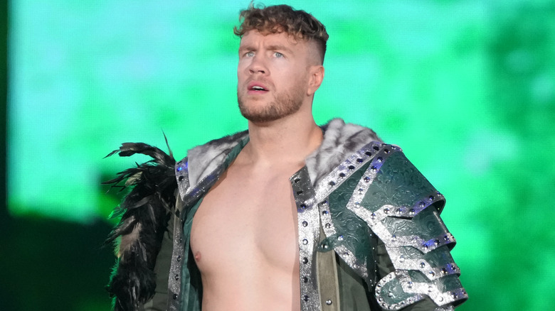 Will Ospreay looking into the audience