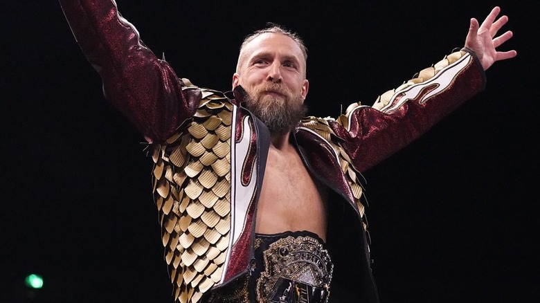 Bryan Danielson raising his arms