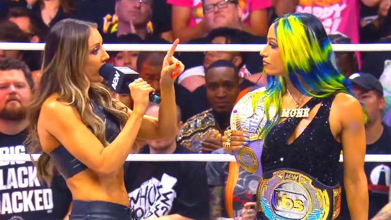 Britt Baker DMD comes face-to-face with the DOUBLE Champion, Mercedes Moné (7/3/24, AEW Dynamite)