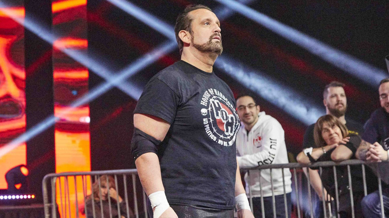 Tommy Dreamer walking to the ring