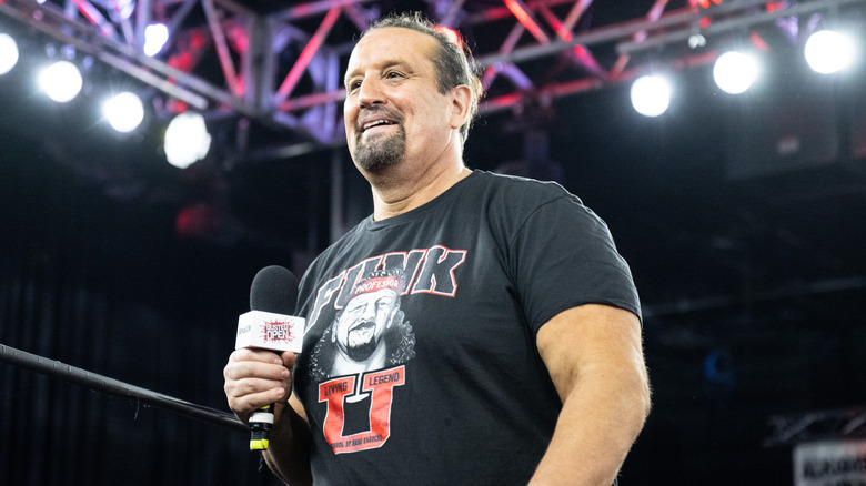 Tommy Dreamer grins a grin