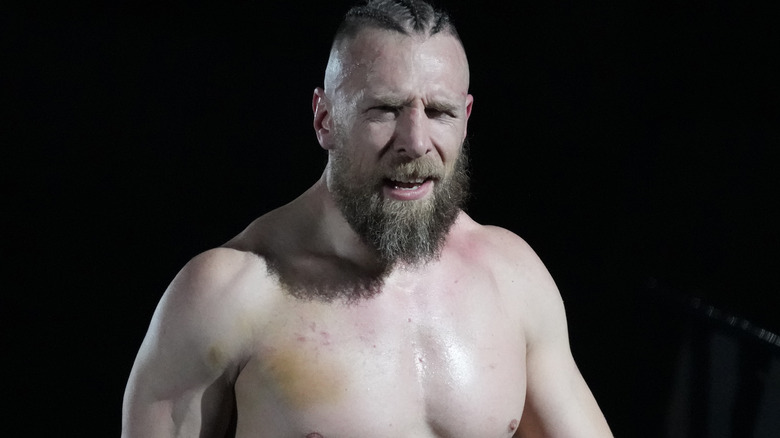 Bryan Danielson with a bruise on his right pec