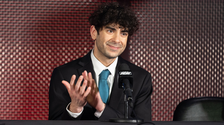 Tony Khan, applauding himself