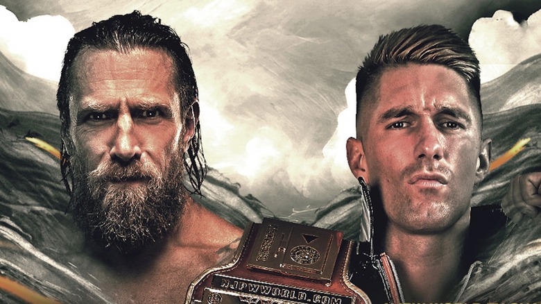 Promo art for Bryan Danielson vs. Zack Sabre Jr.