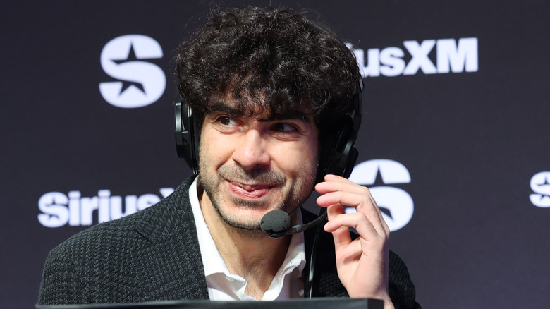 Tony Khan smiling