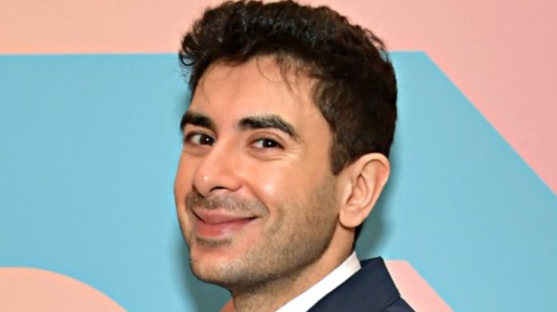 Tony Khan smiling 