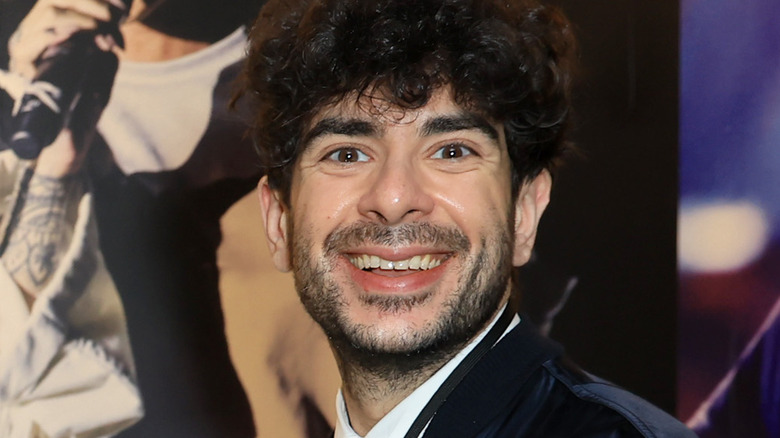 tony khan smiling