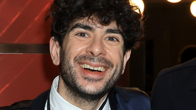 Tony Khan smiling