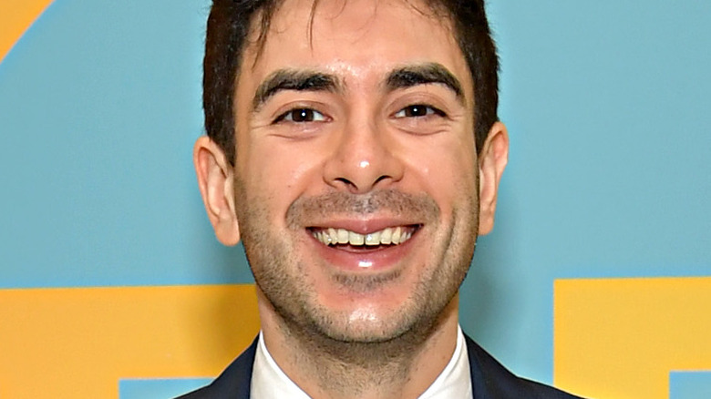 Tony Khan smiling