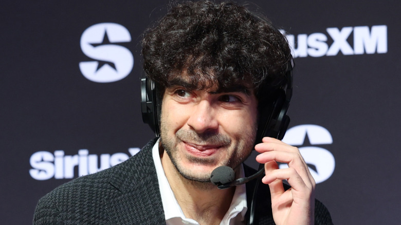 Tony Khan smiling