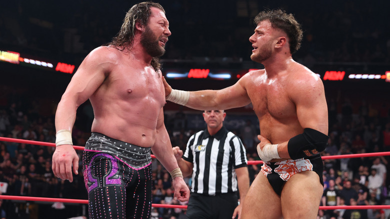 Kenny Omega and MJF share respect