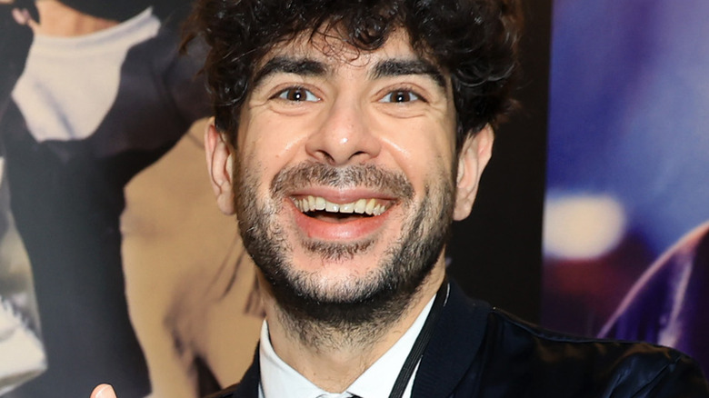 Tony Khan smiling