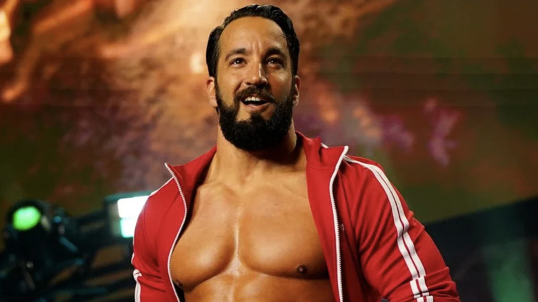 Tony Nese walks out through the heel tunnel