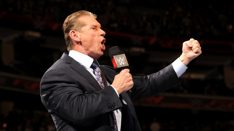 Vince McMahon yelling