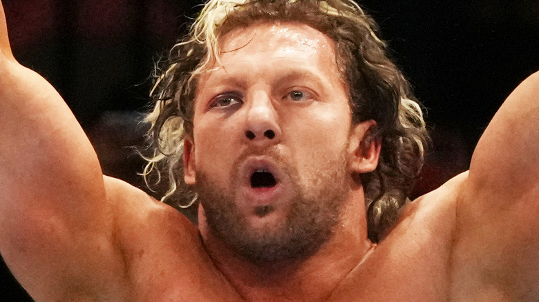 Kenny Omega with mouth open