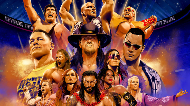 WWE 2K24 40 Years of WrestleMania Art