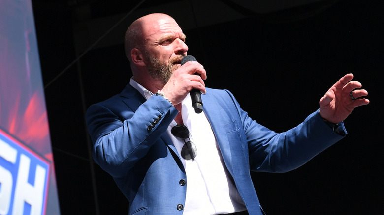 Triple H at Backlash kickoff show