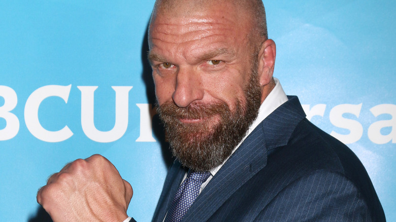 Triple H at red carpet event