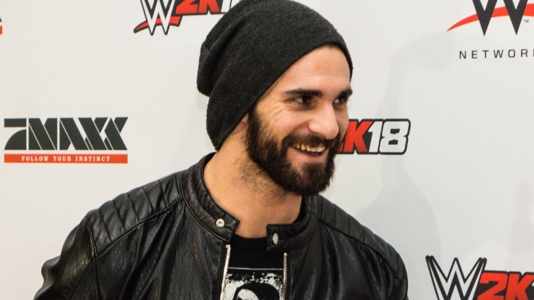 Seth Rollins having a laugh