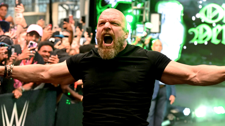 Paul "Triple H" Levesque attends the Fanatics Fest NYC 2024 at Jacob Javits Center on August 17, 2024 in New York City.