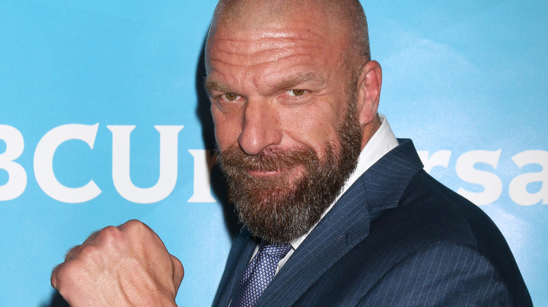 Paul "Triple H" Levesque grinning
