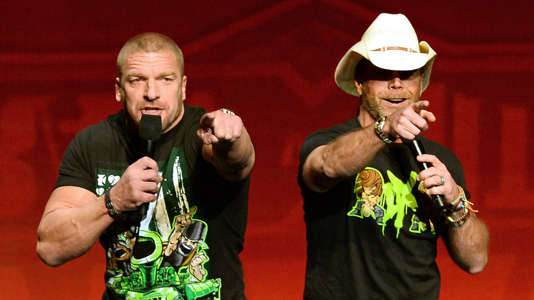 Triple H and Shawn Michaels in DX Attire