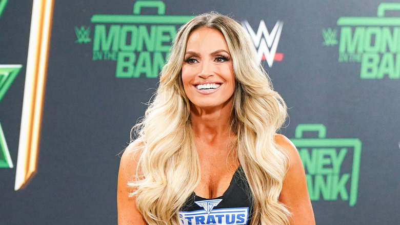 Trish Stratus smiling