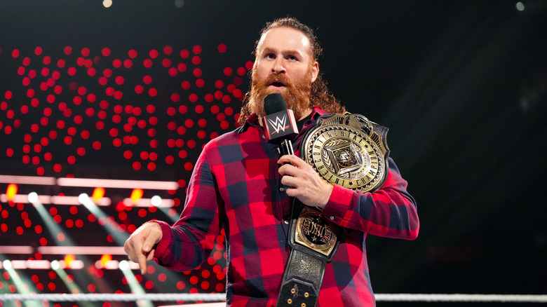 Sami Zayn with IC Title