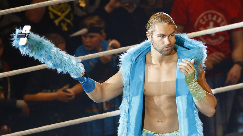 Tyler Breeze poses