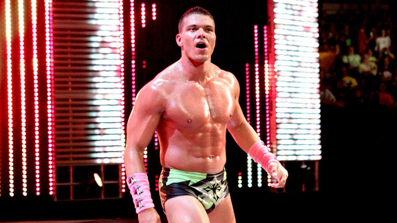 Tyson Kidd walking to the ring