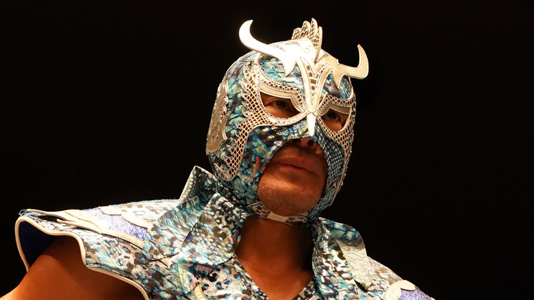 Ultimo Dragon looking serious