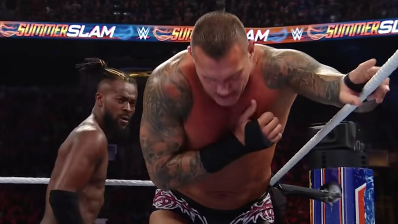 Kingston looks at  Orton