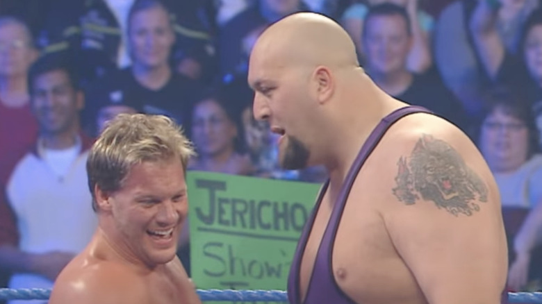 Big Show looks down at Jericho