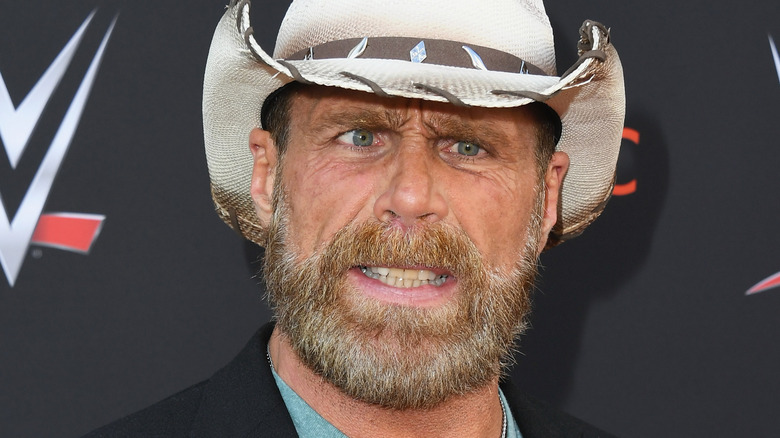 Shawn Michaels, making an odd face