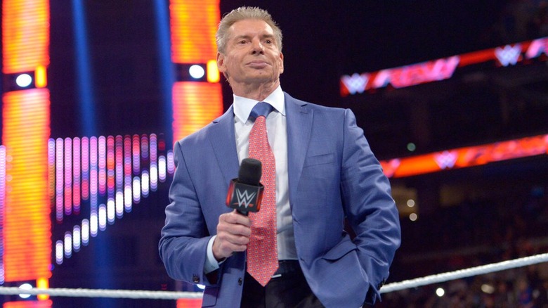 Vince McMahon in the WWE ring