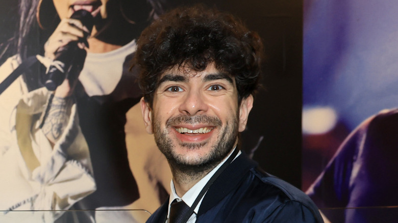 Tony Khan at TBS AEW Dynamite debut after party