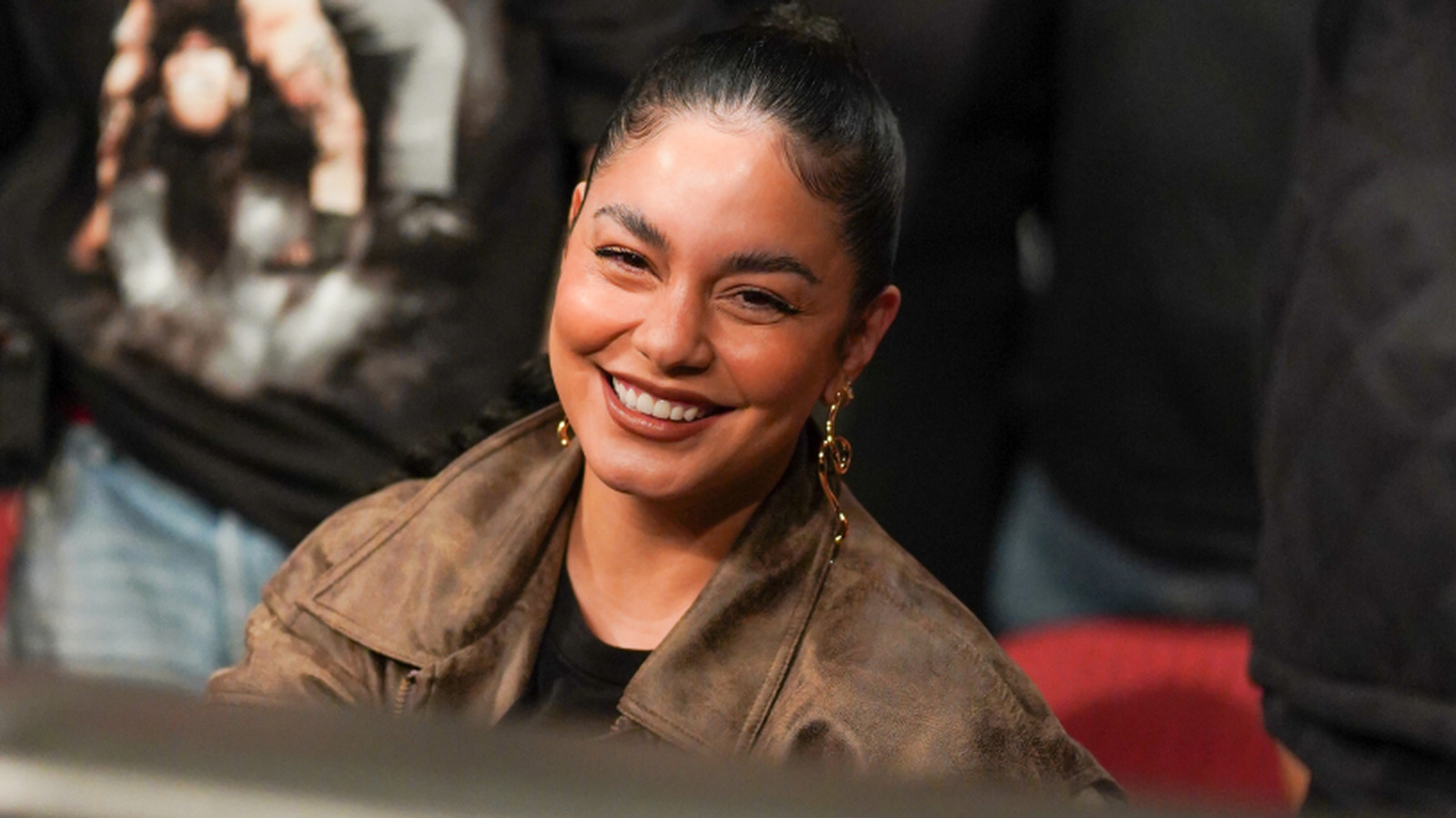 Vanessa Hudgens Yeets In The Ring With Top WWE Stars After SmackDown Goes Off The Air