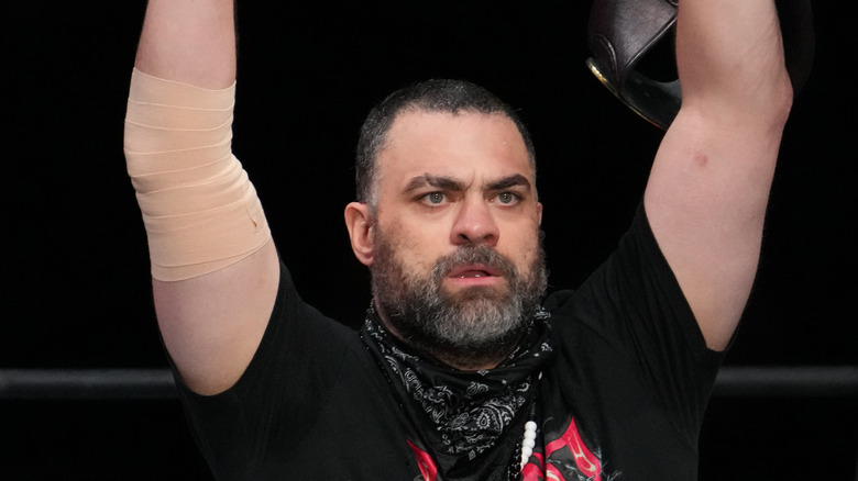 Eddie Kingston, looking surly