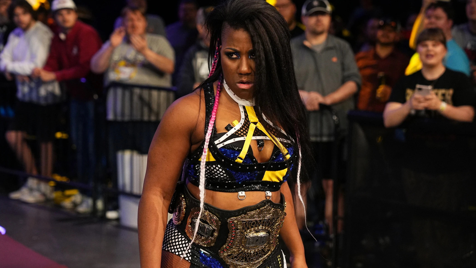 Video: Athena Breaks Her Nose In Segment With Billie Starkz At Recent ROH Taping