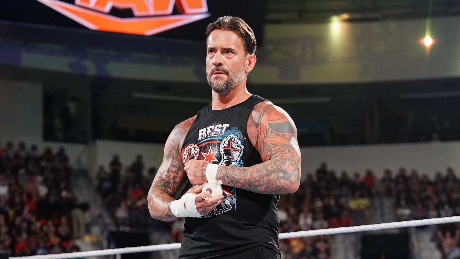 Video: Footage Of CM Punk At WWE Raw, Prepping For SummerSlam, Trashing Drew McIntyre