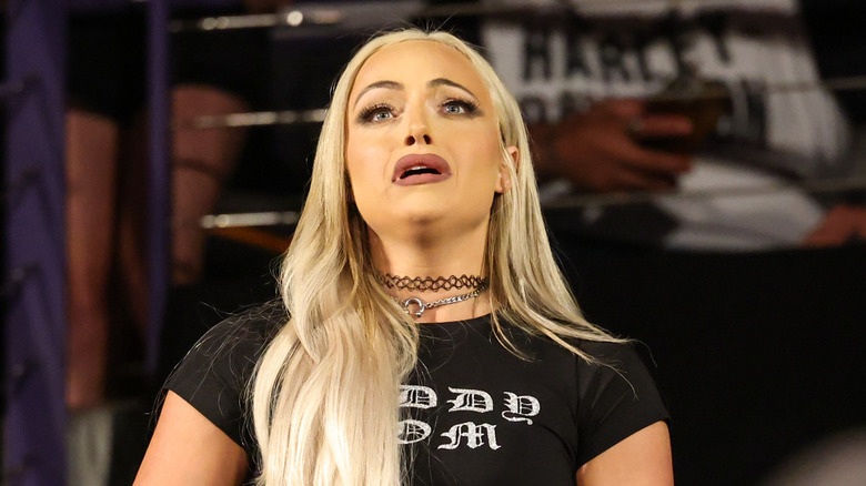 Liv Morgan in clear distress