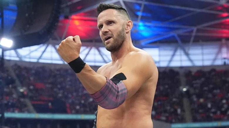 Nigel McGuinness is ready to fight after making a cameo appearance at "All In" in London