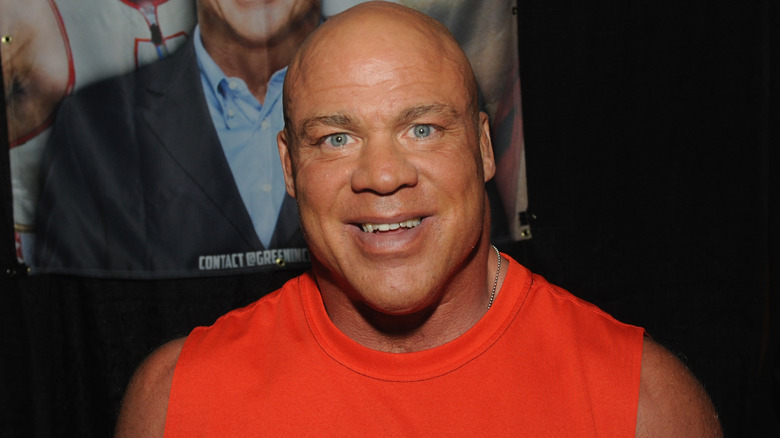 Kurt Angle smiling