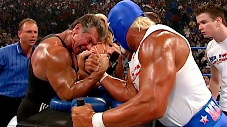 Vince McMahon vs. Hulk Hogan as Mr. America