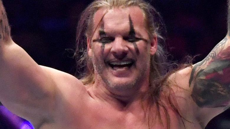 Chris Jericho celebrating