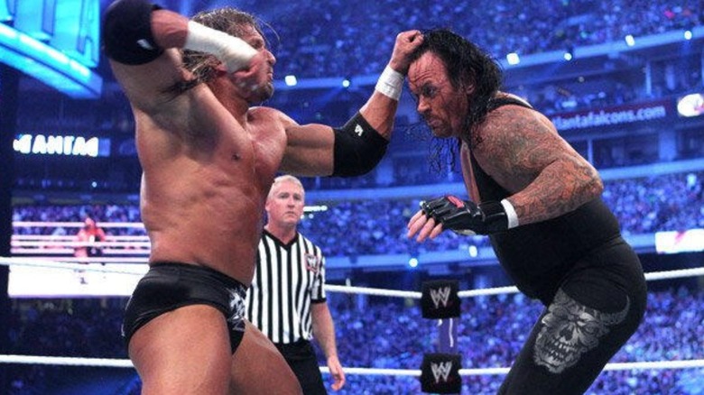 Triple H and The Undertaker at WrestleMania 27