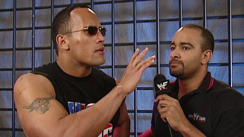 Jonathan Coachman interviews The Rock