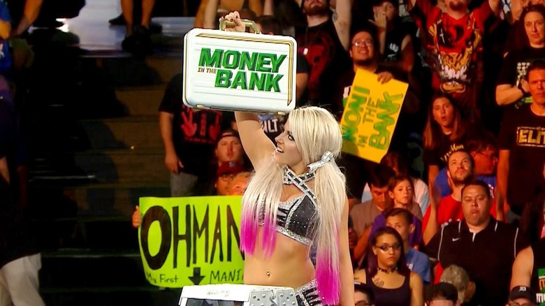 Alexa Bliss wins Money In the Bank