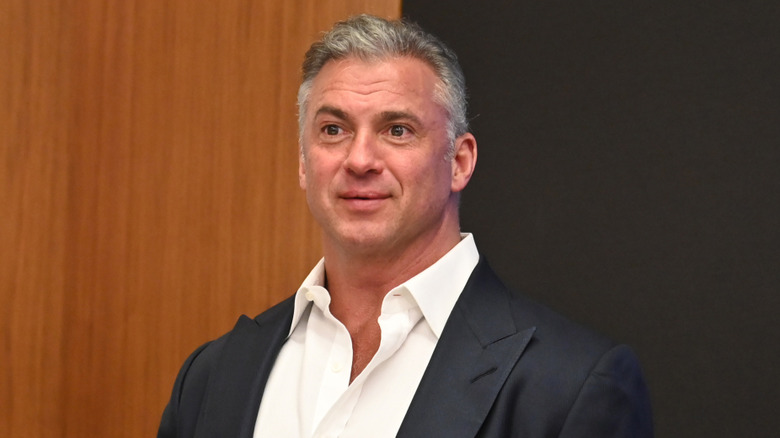 Shane McMahon, Executive Chairman, Ideanomics speaks during the Ideanomics (NASDAQ: IDEX) and Energica Motor Company: "Evolving the Road Ahead" Analyst Day at NASDAQ NYC on April 11, 2022 in New York City.