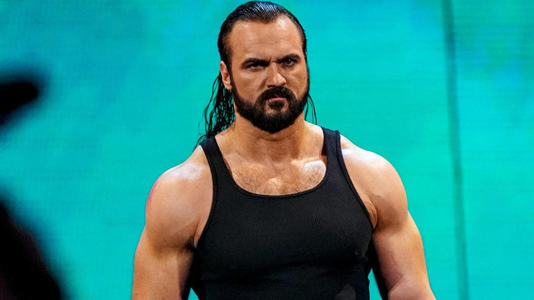 Drew McIntyre staring ahead